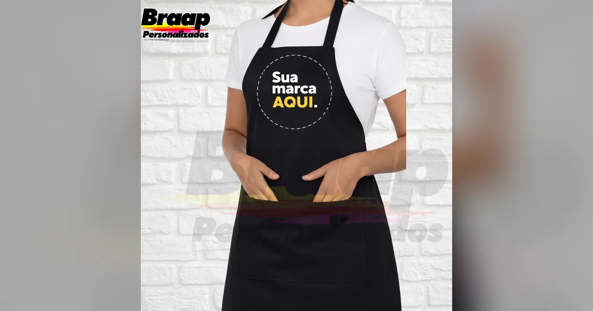 Avental Aventais Personalizado com Sua Marca 