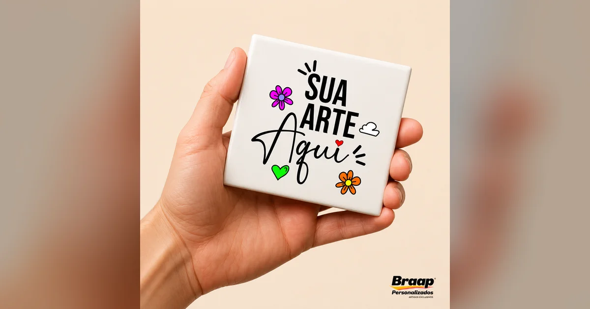 Azulejos Personalizados com Logo, Foto ou Arte