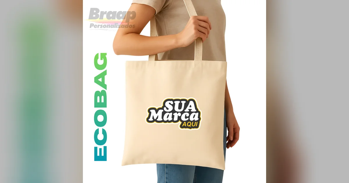 Ecobag - Sacola Ecológica - Personalizada com a sua marca