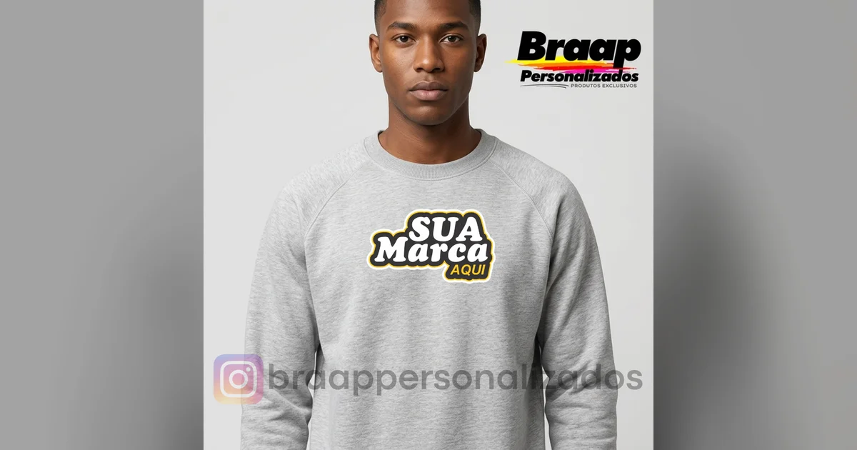 Moletons Personalizados Moletom com sua logo marca